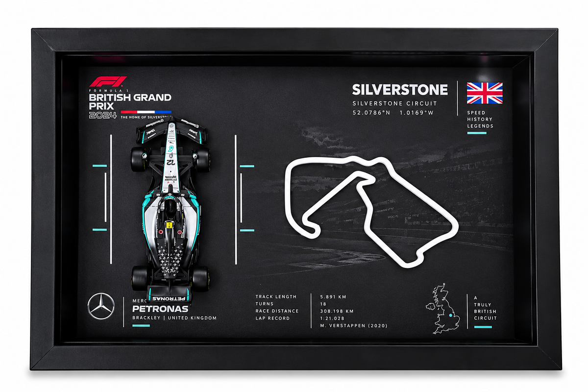 F1LAND Mercedes Silverstone 3D Frame